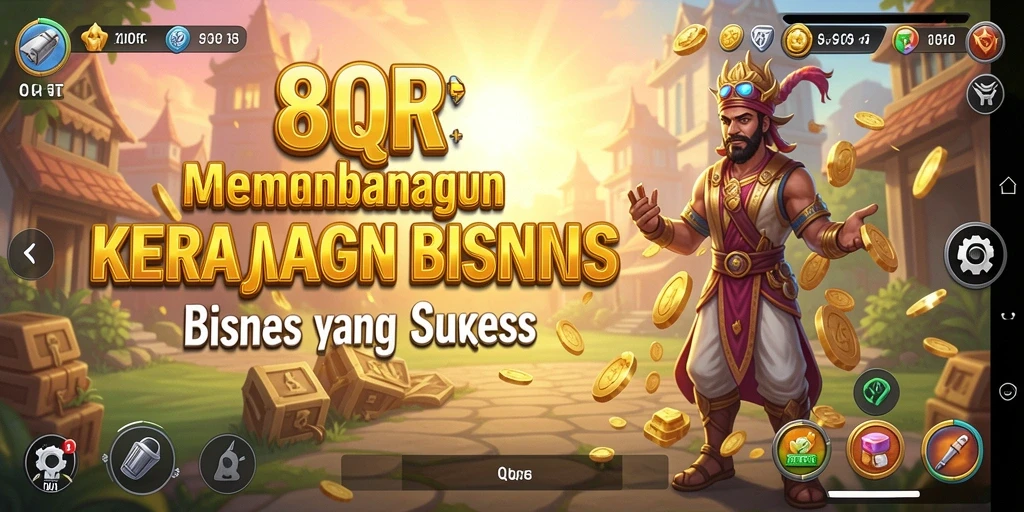 Tampilan gameplay menggambarkan manajemen bisnis yang menarik.