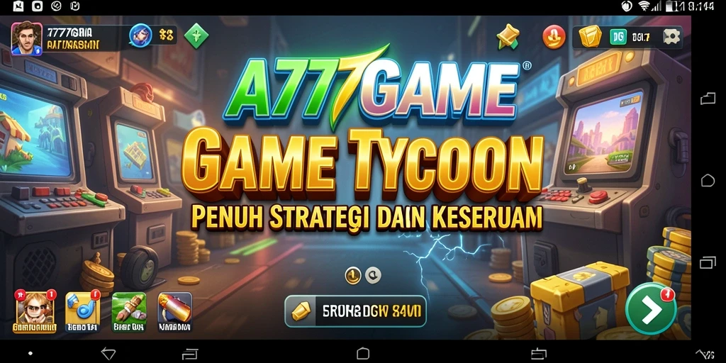 Tampilan screenshot A777GAME dengan gameplay Tycoon yang mengasyikkan.