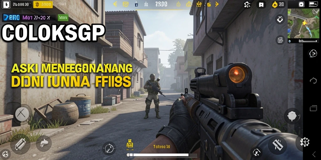 Tangkapan layar yang menunjukkan aksi seru dalam gameplay COLOKSGP.