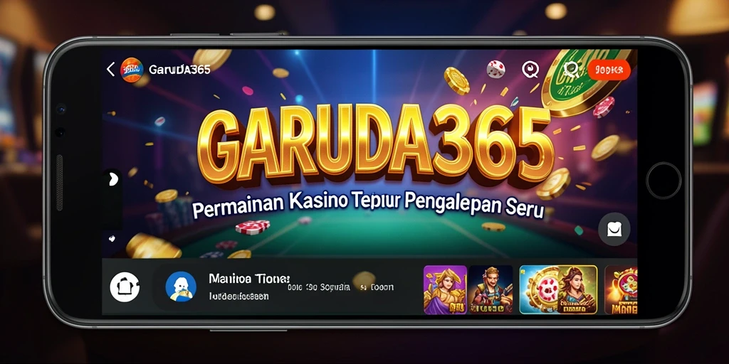 Tampilan menakjubkan dari gameplay Kasino dalam GARUDA365.