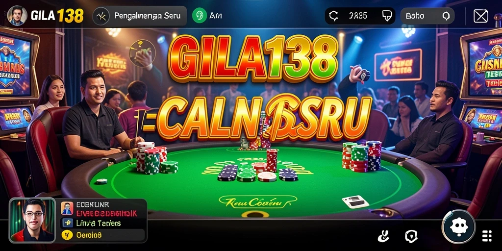 Tampilan gameplay Live Casino GILA138 yang mengesankan dan interaktif.