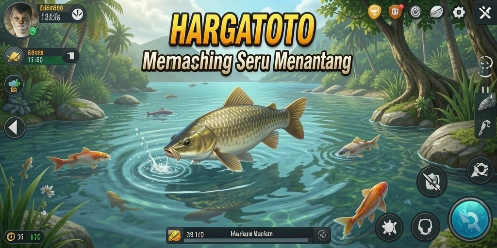 Tangkapan ikan yang seru dalam HARGATOTO.