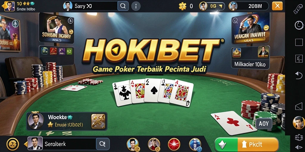 Tampilan gameplay HOKIBET yang menegangkan dan seru.