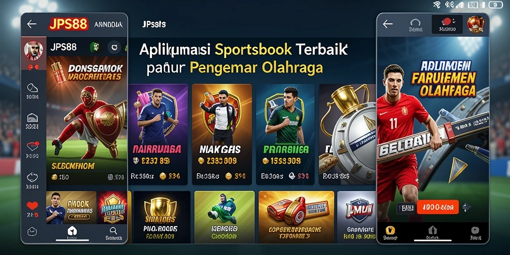 Tampilan gameplay Sportsbook yang menarik dan interaktif di JPS88.