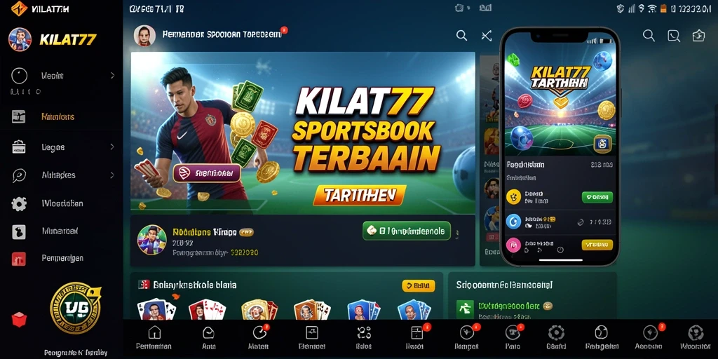 Tampilan antarmuka KILAT77 yang menarik dan informatif.