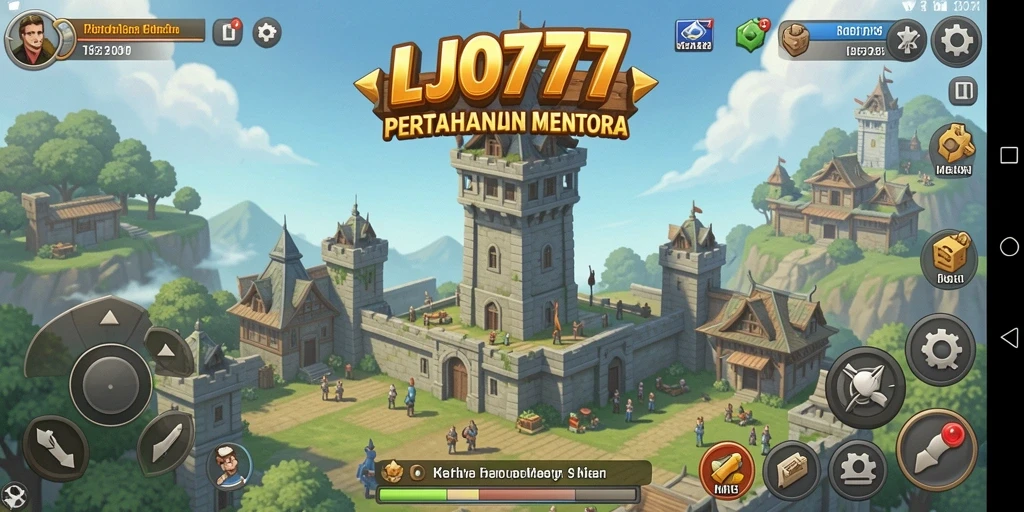 Tampilan gameplay LJO777 yang menegangkan dalam Tower Defense.