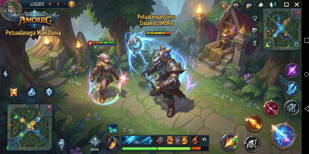 Tampilan gameplay yang mendebarkan di <strong>LOS303</strong> dengan aksi pertarungan karakter.