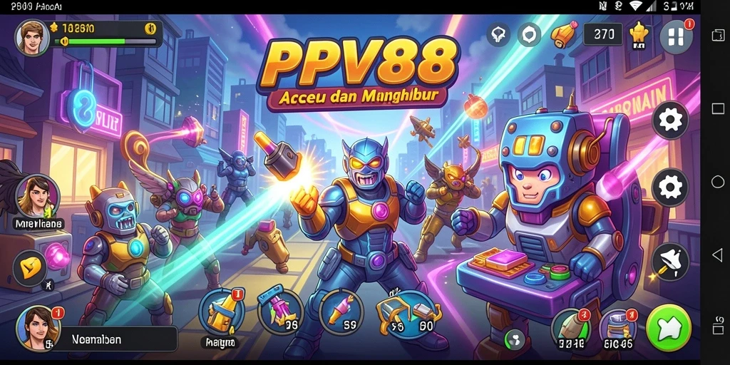 Tangkapan layar gameplay PPV88 menampilkan aksi seru permainan Arcade.