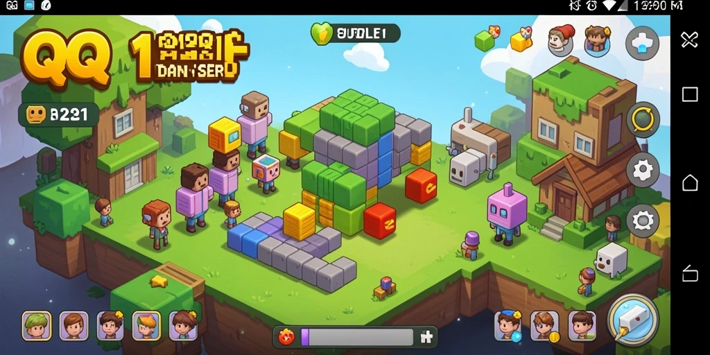 Tampilan screenshot menampilkan gameplay menarik dari QQ1221 dengan teka-teki menantang.