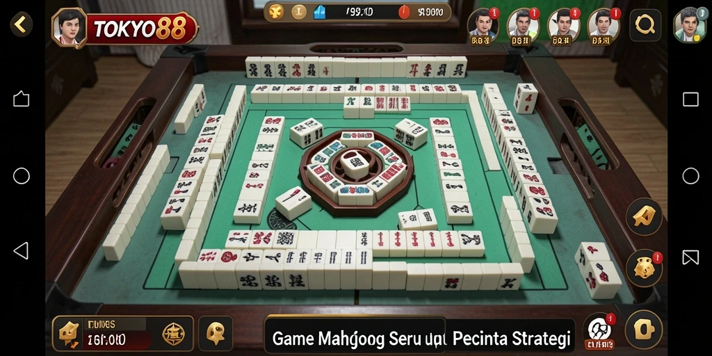 Screenshot TOKYO88 menampilkan gameplay Mahjong yang seru dan menarik.