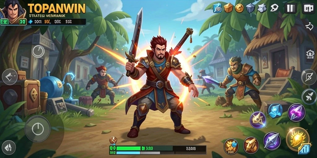 Gameplay mendebarkan dari TOPANWIN dengan elemen strategi yang cerdas.